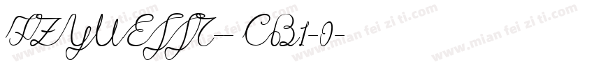 FZYUEJJT-- CB1-0字体转换